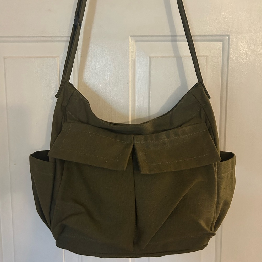 Olive Green Shoulder Crossbody Bag